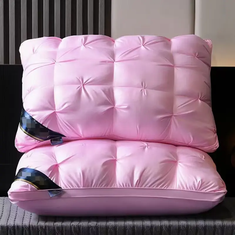 1pc Home Pillow White Pulling Flower Pillowcover 3D Bread Bedroom Sleep 5-Star Hotel Pillow Low Pillows for Adult Drop Shipping