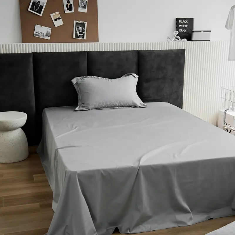 1pc Solid Flat Sheet 100S Long-Staple Pure Cotton Mattress Cover Home Bedlinen For 1.2/1.35/1.5/2m Bed 245*270cm Drop Shipping
