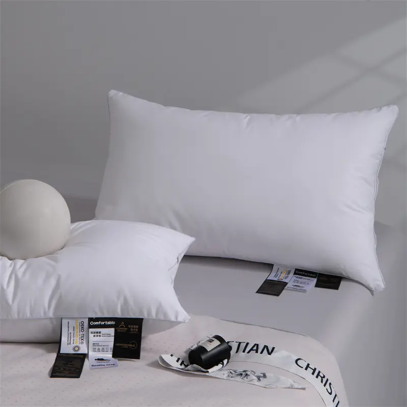 Five Star Hotel Home Bread Pillow,White Pure Cotton Sleeping Bed Pillows,Adult Neck Health Care Pillow,.48*74cm Drop Shipping