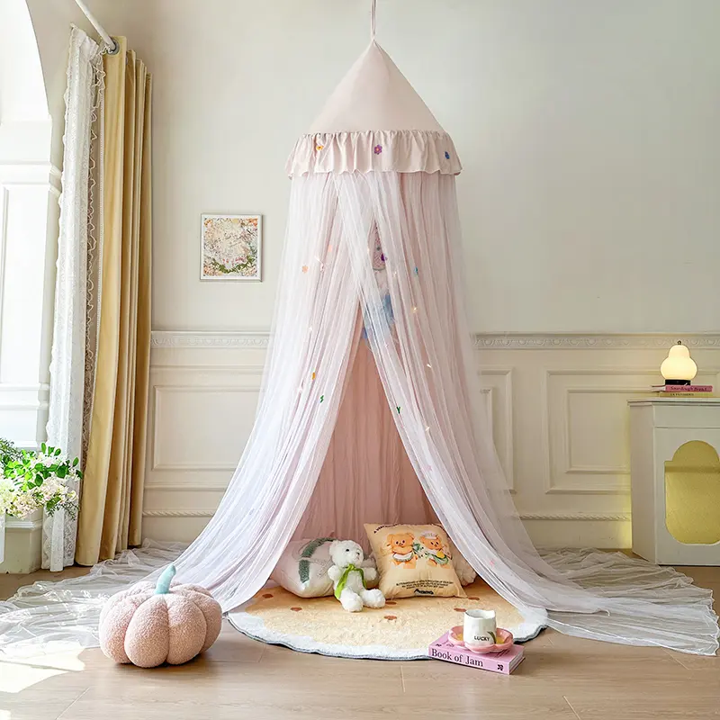Bed Valance,Mosquito Net,Double-Layer Room Corner Decor,Dome Canopy Netting,White Hung Romantic Curtain,Girl Gift,Drop Shipping