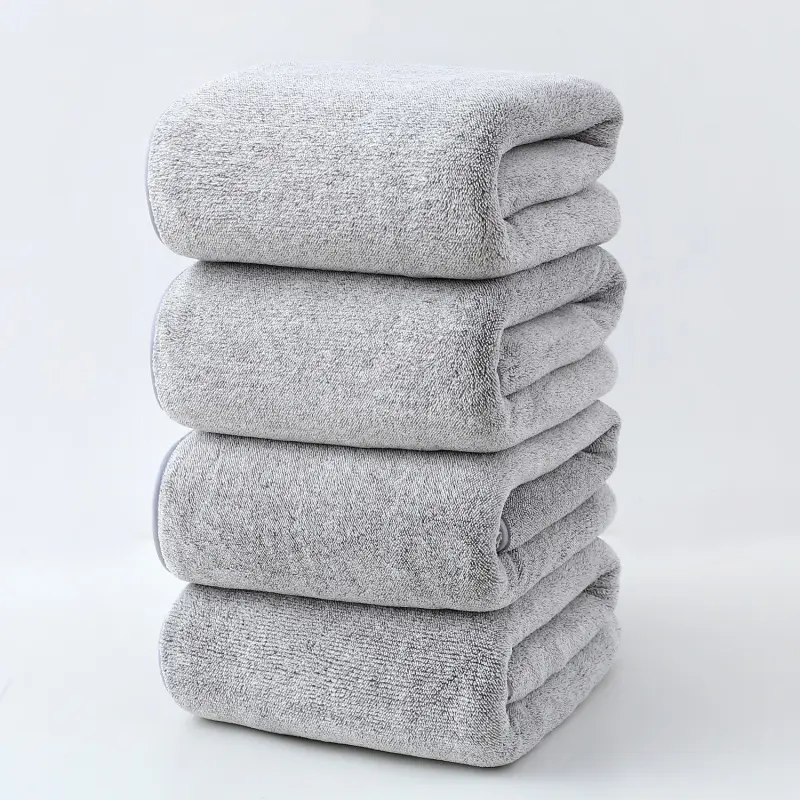 4pcs 70*140cm Coral Fleece Bath Towel Set Bundle,Super Absorbent Adult Home Hotel Skin-friendly Bathroom Towels,Drop Shipping