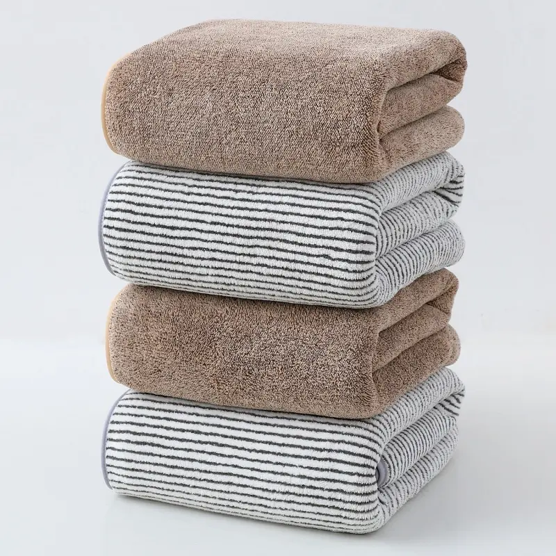 4pcs 70*140cm Coral Fleece Bath Towel Set Bundle,Super Absorbent Adult Home Hotel Skin-friendly Bathroom Towels,Drop Shipping