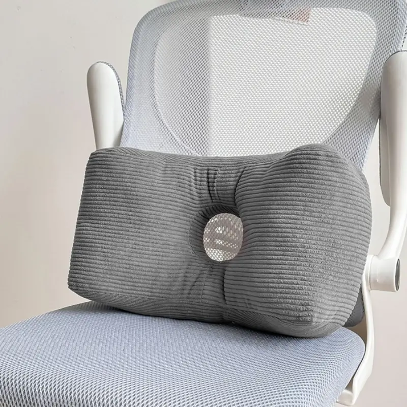 Seat Back Support Lumbar Sofa Cushion,Corduroy Waist Pillow for Home Car.Office Nap Sleeping Pillow,Decor Textile Drop Shipping
