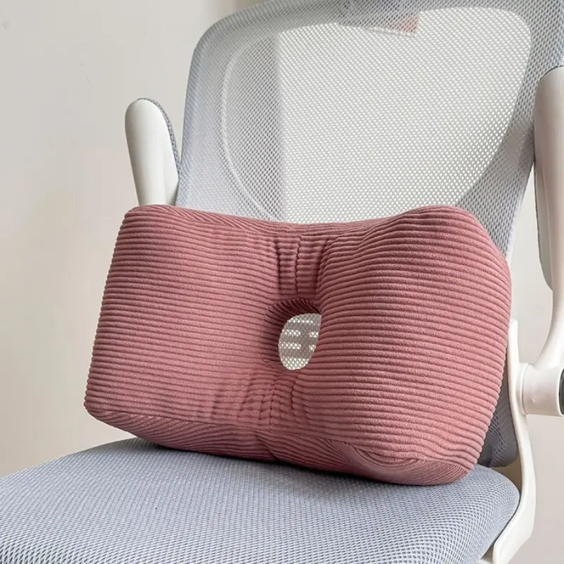 Seat Back Support Lumbar Sofa Cushion,Corduroy Waist Pillow for Home Car.Office Nap Sleeping Pillow,Decor Textile Drop Shipping