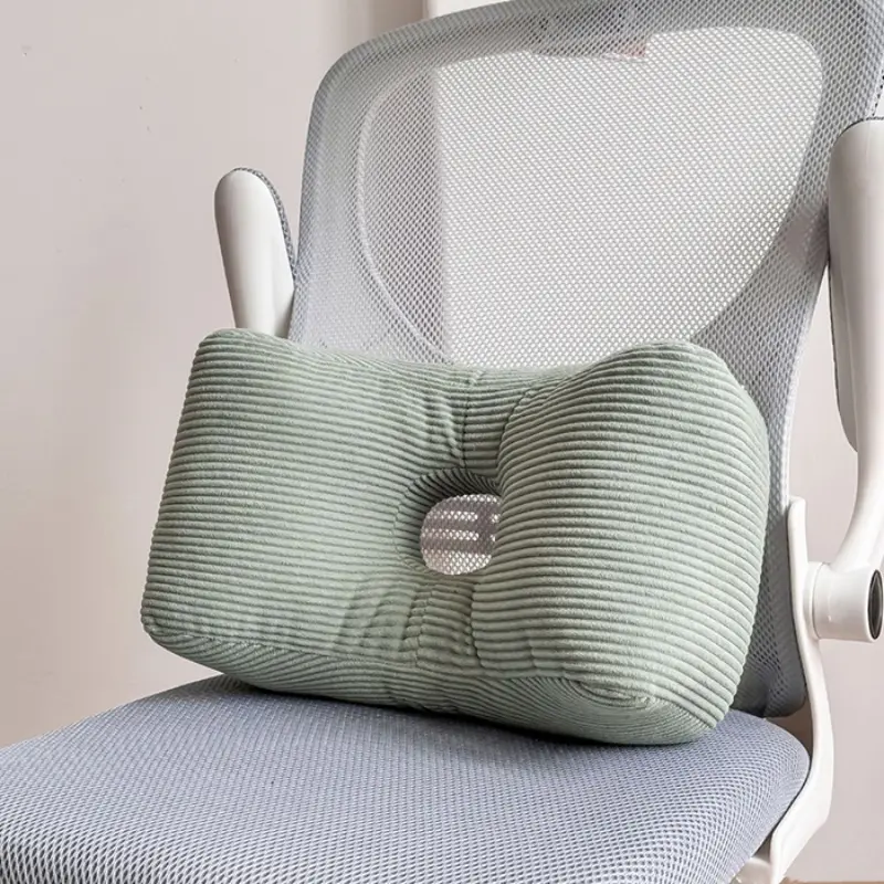 Seat Back Support Lumbar Sofa Cushion,Corduroy Waist Pillow for Home Car.Office Nap Sleeping Pillow,Decor Textile Drop Shipping