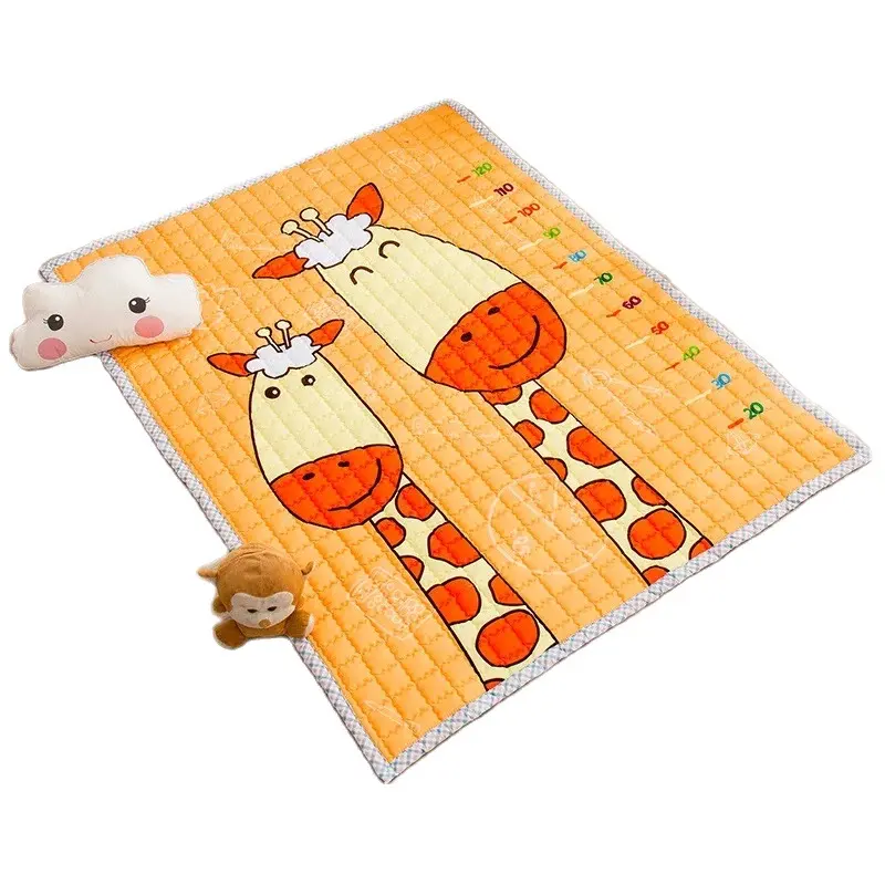 Creative Play Mat Baby Climbing Carpet 127*127cm Nordic Carpet Home Tapis Dual-use Customized Home Patchwork Quilted Square Rugs