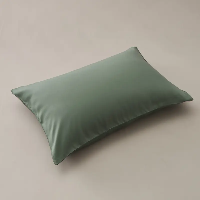 Luxury Solid Silky lyocell Fiber Pillowcase.Smooth Cool Feeling,Breathable Pillow Cover For Summer Home Hotel Bedding 48*74cm