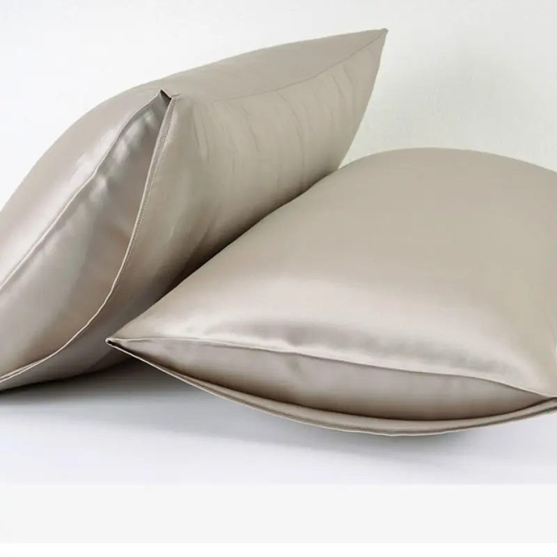 1pc Natural Mulberry Silk Pillowcase Solid White Satin Hair Skin Beauty Pillow Cover 19 Momme 51*91cm Drop Shipping Cutomized