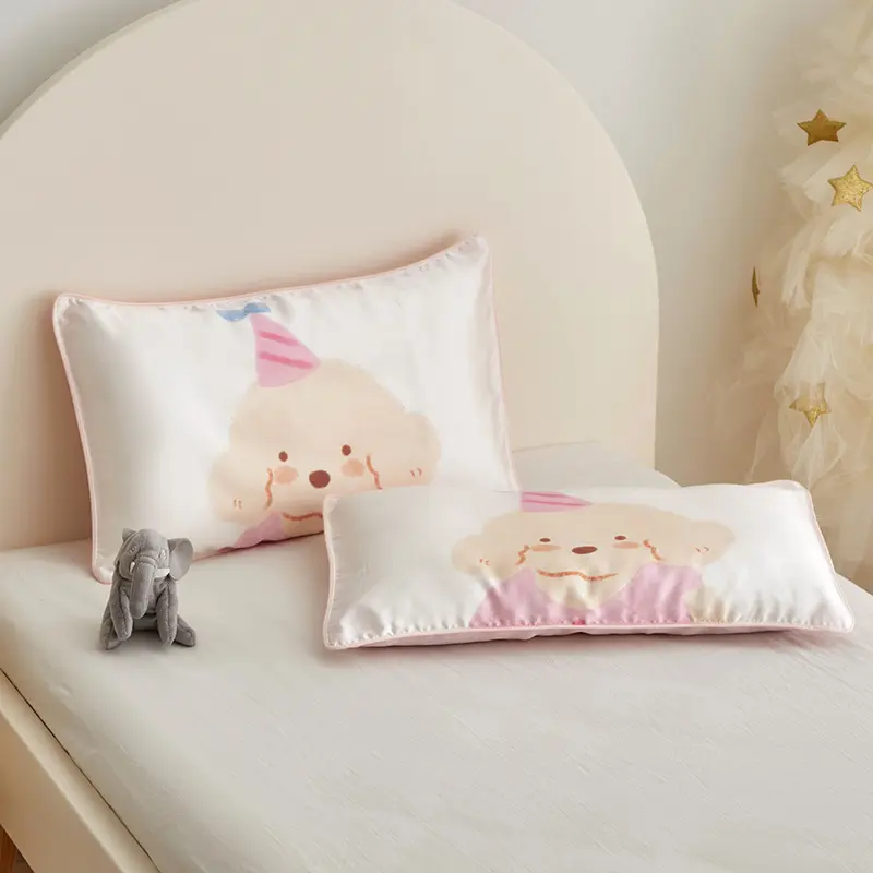 Home Kids Pillowcase 30*50cm 40*60cm 35*55 48*74cm Pillow Covers Lyocell Fiber Nature Eucalypt Fiber Cartoon Bed Decor