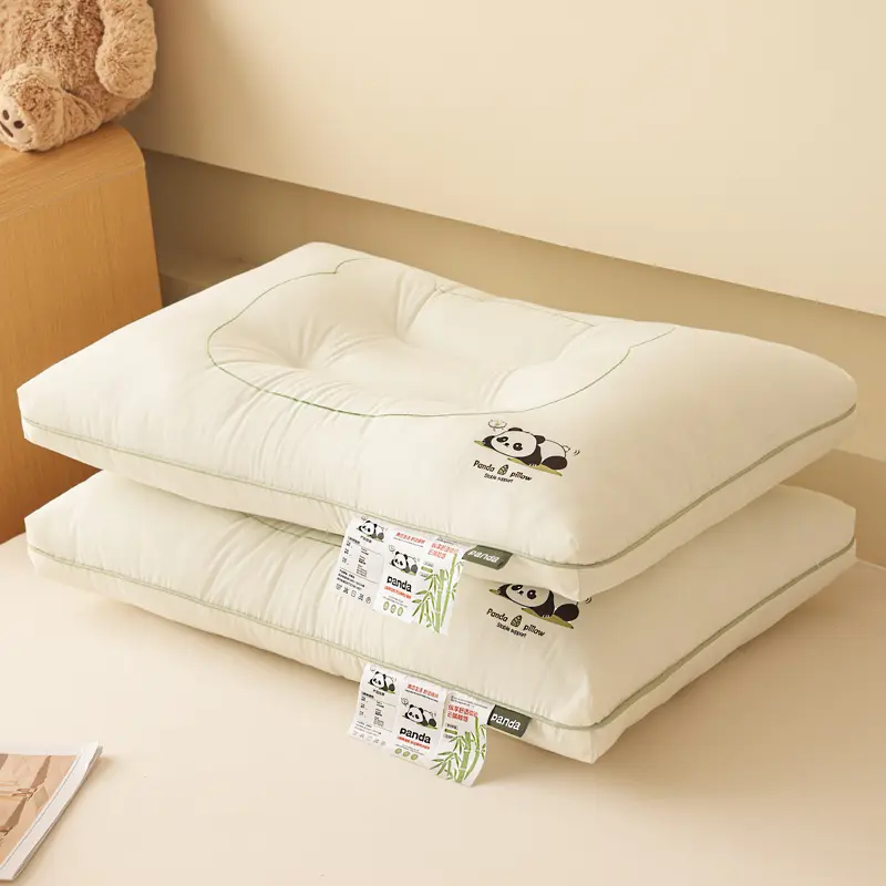 Pure Cotton Face Sleeping Pillows for kids Adult Parent and Child,Neck Healthcare Home Pillow,Pandan Decor,30x50cm,40*60,48x74cm