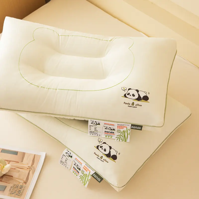Pure Cotton Face Sleeping Pillows for kids Adult Parent and Child,Neck Healthcare Home Pillow,Pandan Decor,30x50cm,40*60,48x74cm