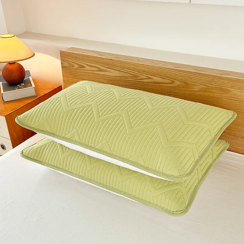 2025 Waterproof Pillowcase,Soft Washed Cotton,Wave Pattern Home Pillow Cover For Four Season,Modern capas de almofadas 48*74