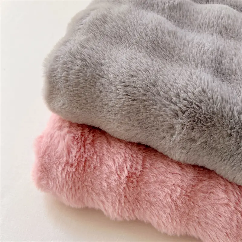 Fashion Rabbit Crystal Velvet Pillow Case AB Side Sleep Throw Pillow Cover For Single Couple Length 48*74/48*120cm Drop Shipping