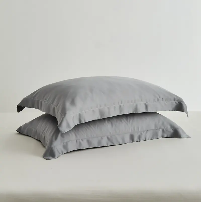 2Pcs 100% Eucalyptus Lyocell Pillowcase Solid Summer Cooling Pillow Cover 48*74cm INS Simple Silky Candy Color Drop Shipping