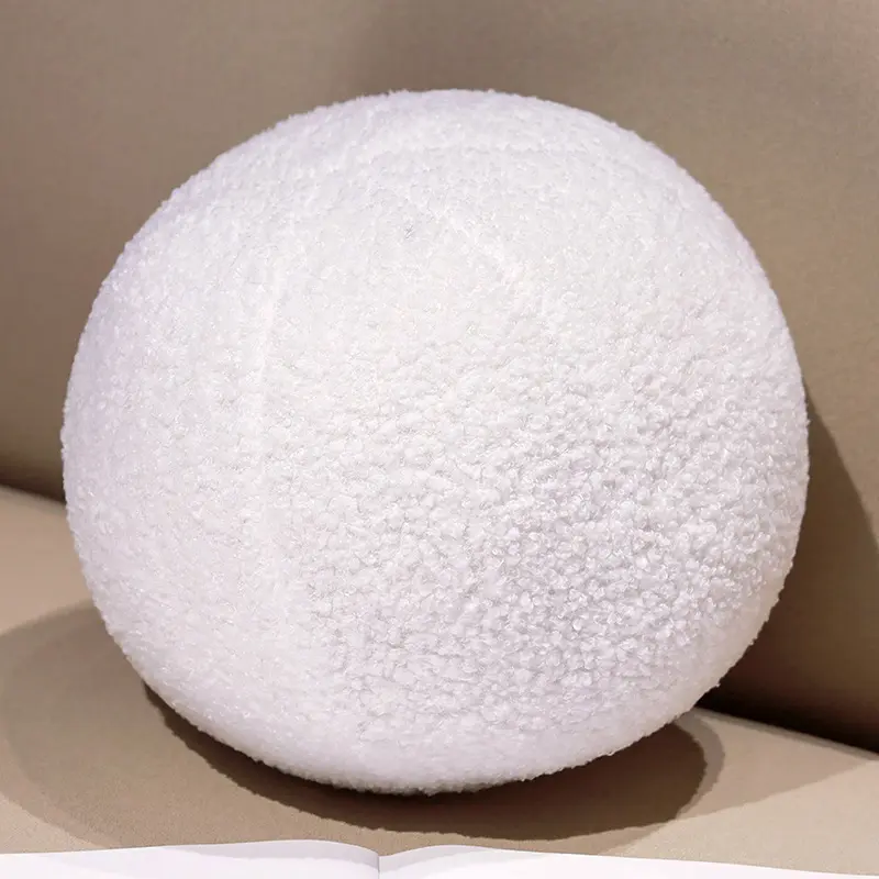 1pc Round Ball Shape Cushion,Soft Plush Throw Pillow with Filling,Pink Home Sofa Room Car Decor,festival Kids gift,Nordic Style