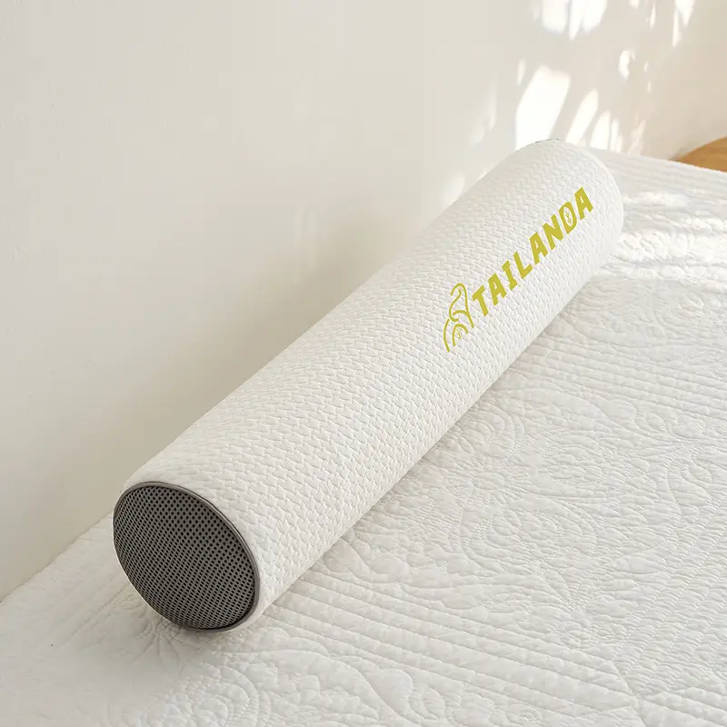 1pc Cervical Neck Roll Latex Pillow Bolster Pillow for Bed Support Column Memory Foam Pillows for Bed,Legs,Back Drop Shipping
