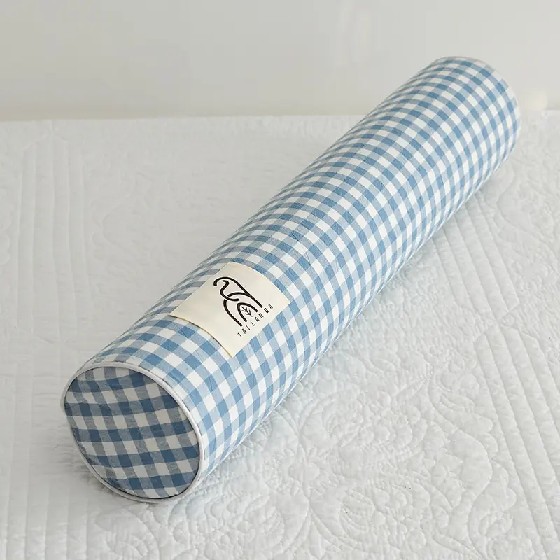 1pc Cervical Neck Roll Latex Pillow Bolster Pillow for Bed Support Column Memory Foam Pillows for Bed,Legs,Back Drop Shipping