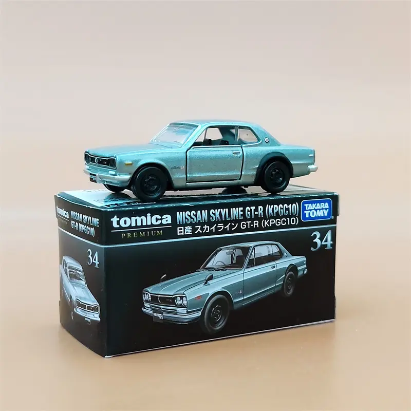 TOMY Nissan GTR R34 R32 R33 R35 GTR50 Skylin Alloy Car Model Diecasts Toy Vehicles Miniature Scale Model Toys Car Childrens Gift