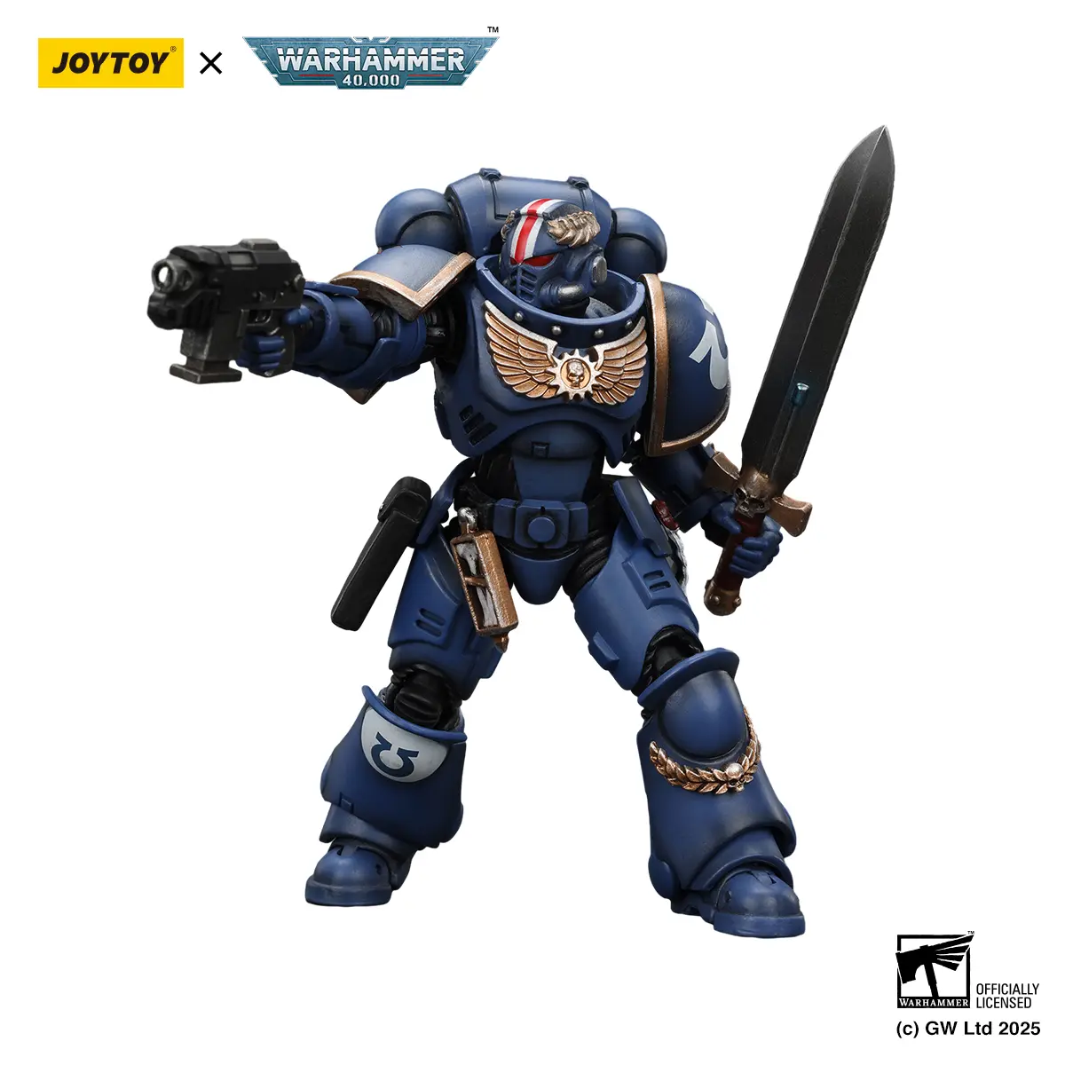 [Pre Sale]JOYTOY 1/18 Action Figure Warhammer 40K Ultramarines Primaris Lieutenant Argarant 3.0 Collection Model JT4065