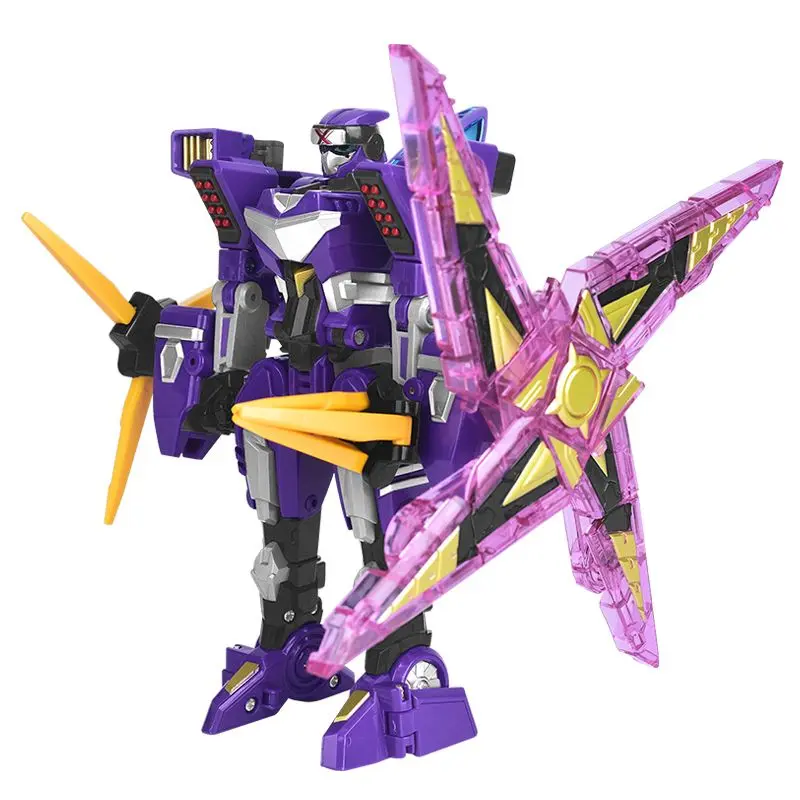 Metal Cardbot HEAVY IRON Trailer Cargo Truck Transforming Robot Car Card Toy Action Figure ABS 30CM Transformation Model Gift