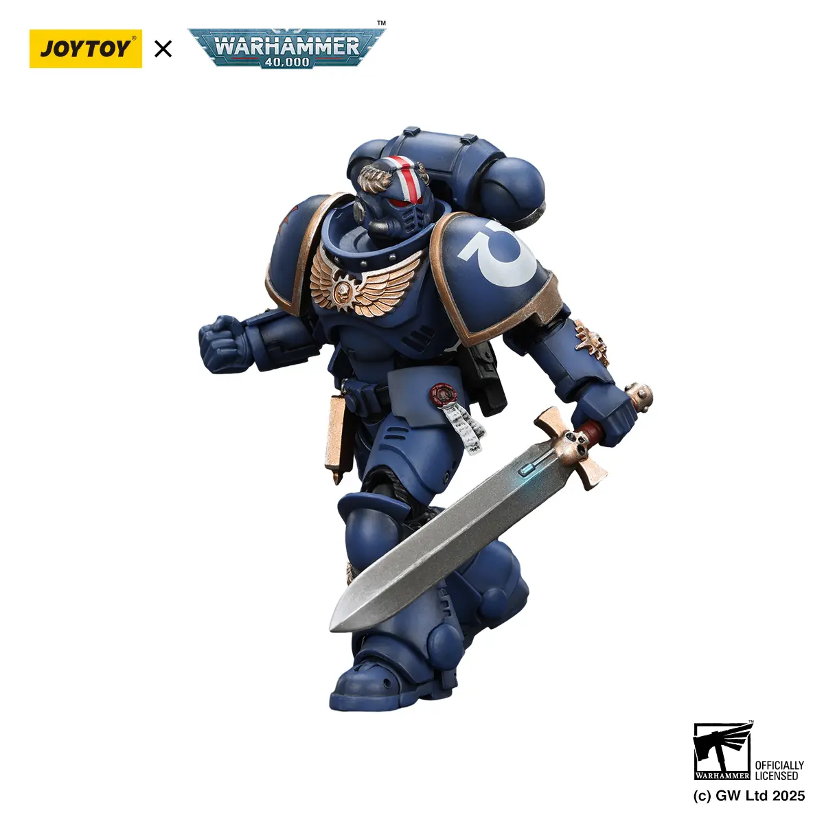 [Pre Sale]JOYTOY 1/18 Action Figure Warhammer 40K Ultramarines Primaris Lieutenant Argarant 3.0 Collection Model JT4065
