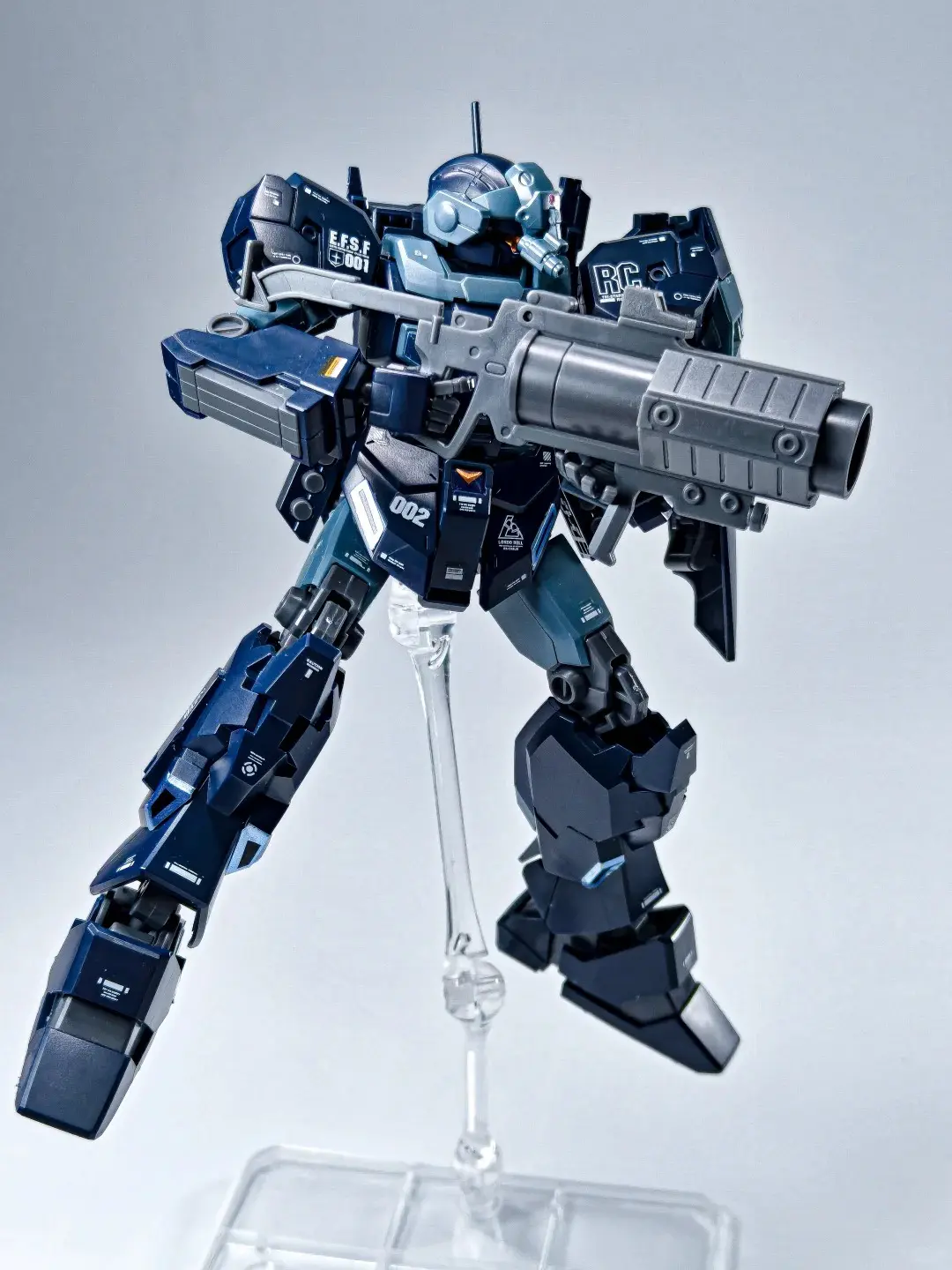BAOBAO HG 1/144 Jesta RGM-96Xs Team B and C Shezarr Tpye Assembly Model Kit Action Figure Robot Plastic Model Toy for Collection