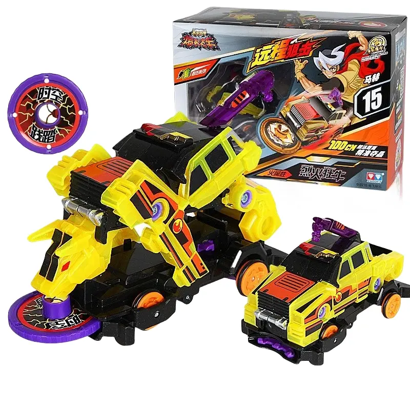 Screechers 1 Wild Explosion Speed Fly Deformation Car Beast Attack Action Figures Capture Flip Transformation Children Toys