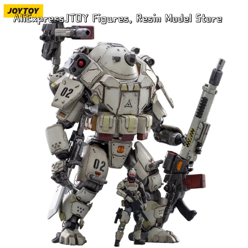 [IN-STOCK] JOYTOY 1/25 Action Figure NEW Mecha Iron 02 Tactical Anime Collection Model Toy Gift