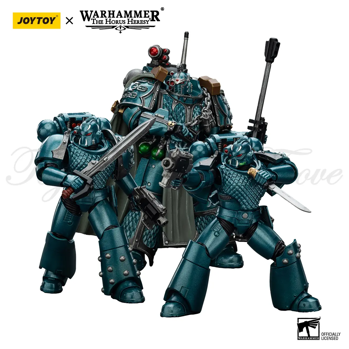 [IN STOCK] JOYTOY Warhammer 30k 1/18 Action Figures Alpha Legion Exodus Headhunter Prime 3PCS Model Toy