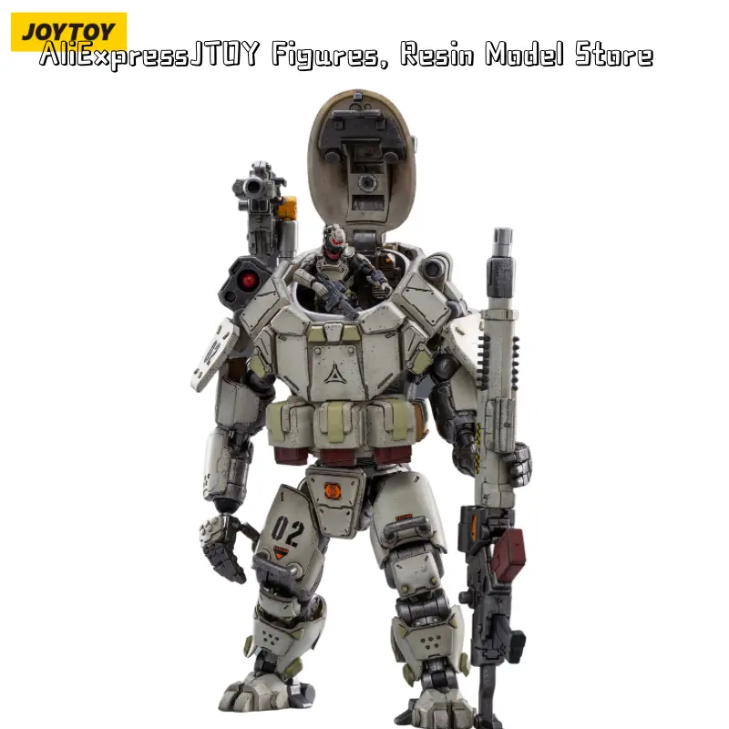 [IN-STOCK] JOYTOY 1/25 Action Figure NEW Mecha Iron 02 Tactical Anime Collection Model Toy Gift