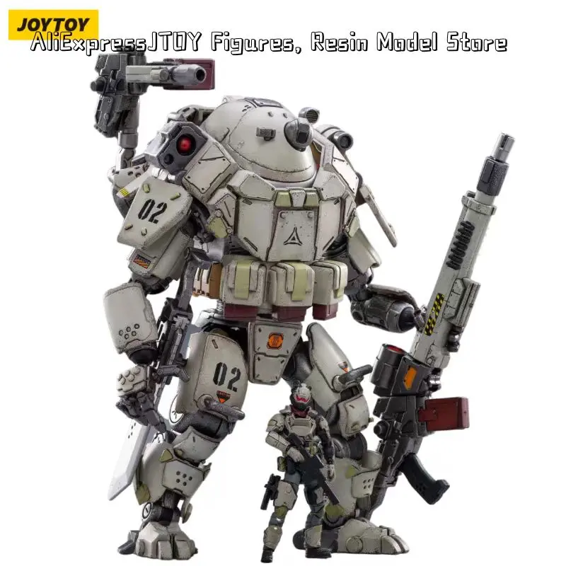 [IN-STOCK] JOYTOY 1/25 Action Figure NEW Mecha Iron 02 Tactical Anime Collection Model Toy Gift