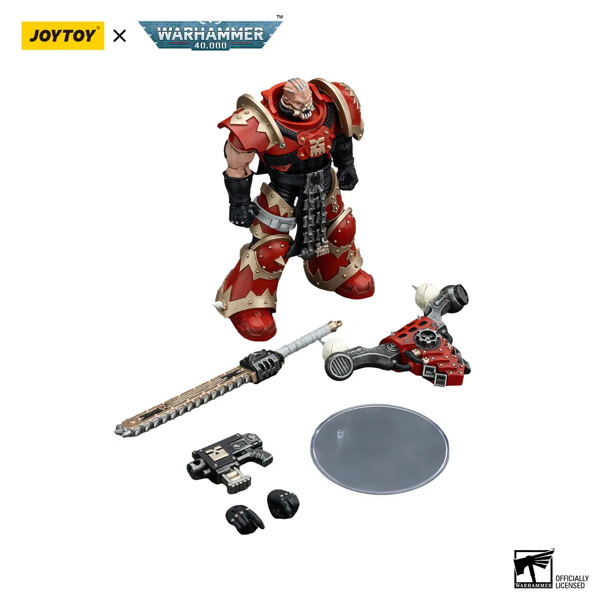 [IN STOCK]JOYTOY 1/18 Warhammer 40000 Action Figure World Eaters Khorne Berzerker 3PCS Model