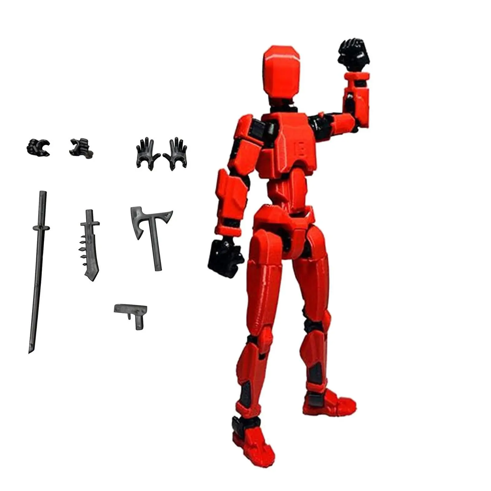 Multi-Jointed Movable Shapeshift Robot 2.0 3D Printed Mannequin Dummy 10 Action Figures Toys Kids Adults Parent-children Game