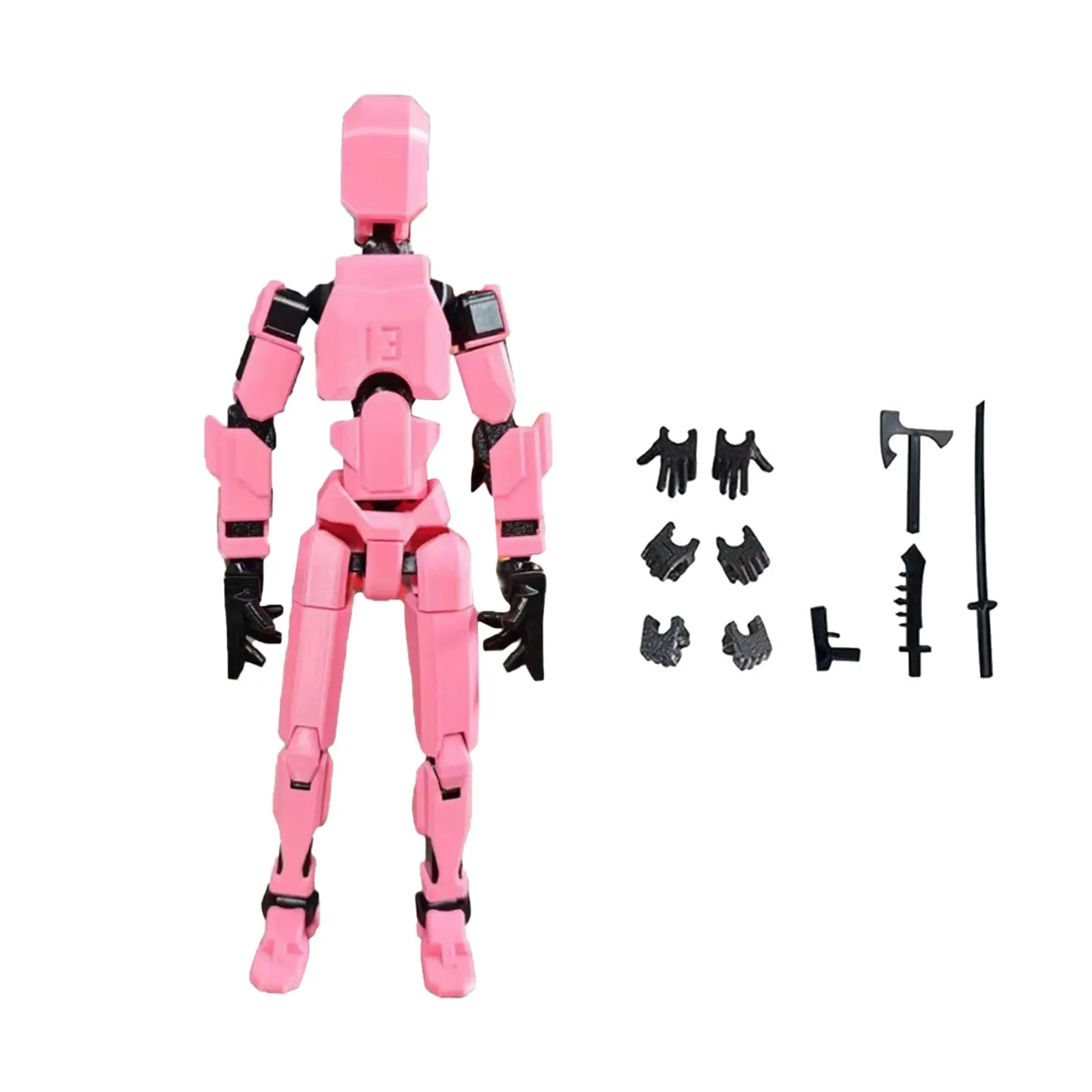 Multi-Jointed Movable Shapeshift Robot 2.0 3D Printed Mannequin Dummy 10 Action Figures Toys Kids Adults Parent-children Game