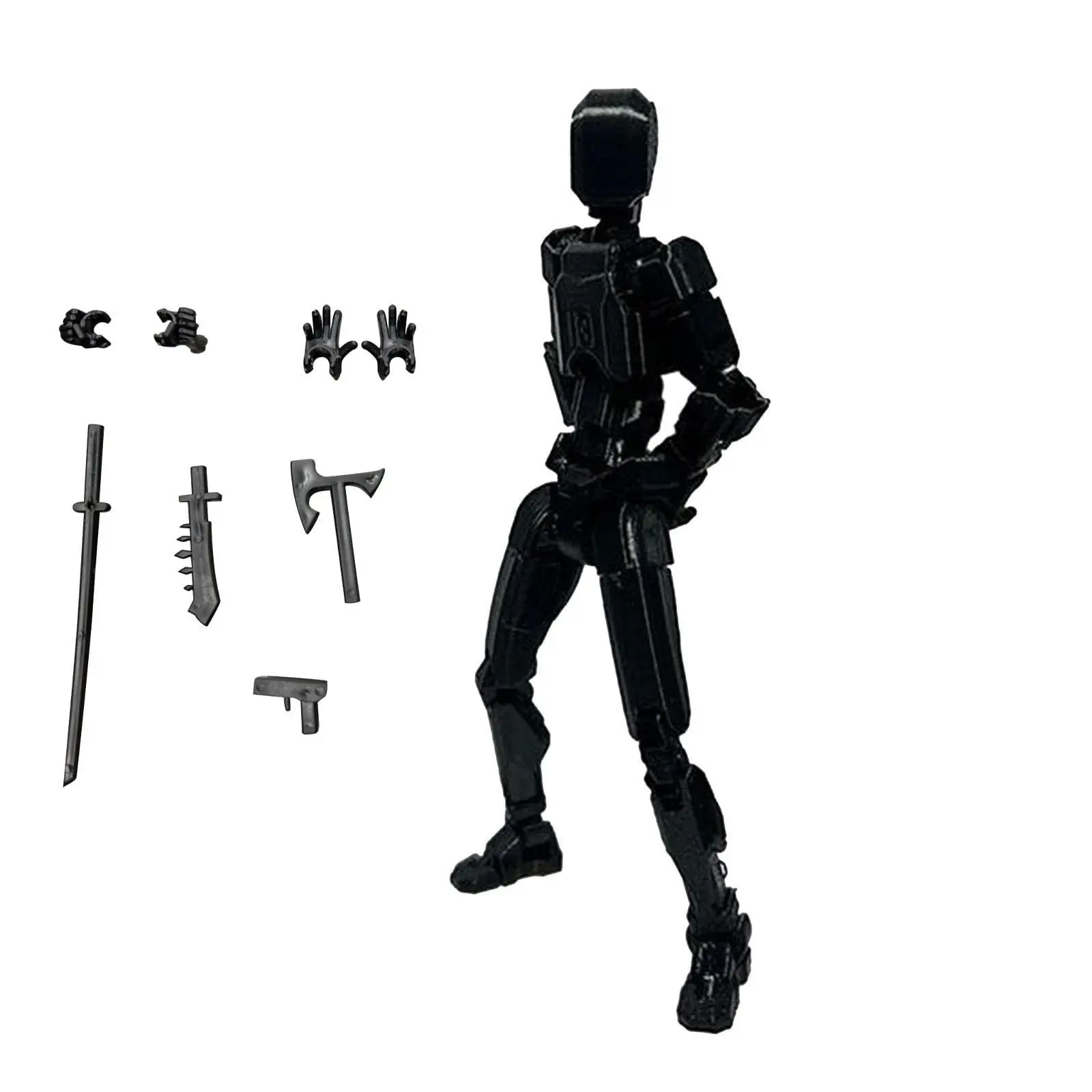 Multi-Jointed Movable Shapeshift Robot 2.0 3D Printed Mannequin Dummy 10 Action Figures Toys Kids Adults Parent-children Game
