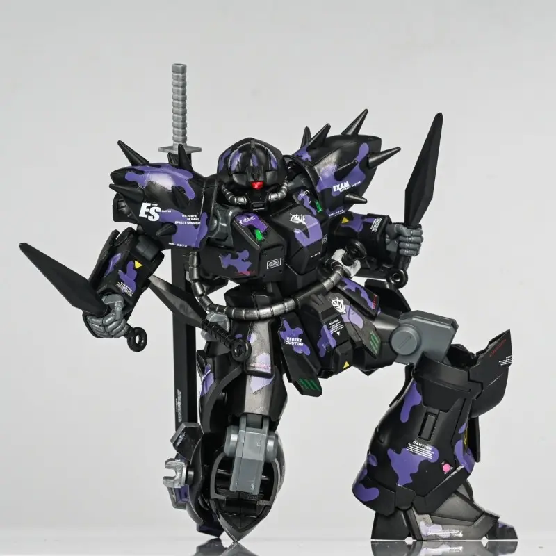 XINGYUANSHE XYS 1/144 HG Assembly Model Kit Efreet Nacht MS-08TX/N Midnight Color Dark Night Camouflage Efreet Action Figure toy