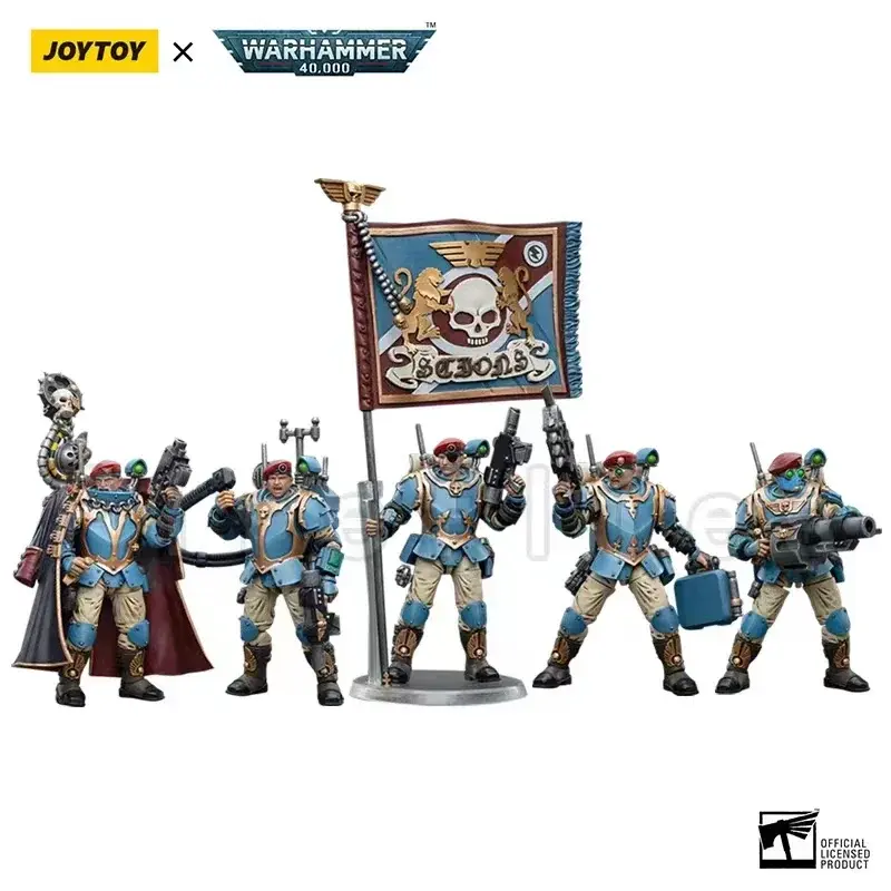 1/18 JOYTOY Action Figure 40K Astra Militarus 55th Kappic Eagles Cadian Anime Model Toy