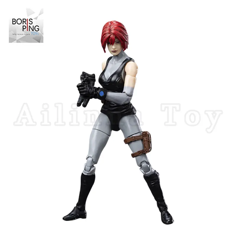 Boris Ping Toys AK18 Series 1/18 Action Figure Wave 2 Agent Wang and Avina Anime Model