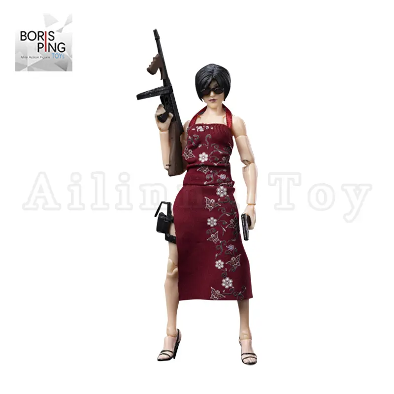 Boris Ping Toys AK18 Series 1/18 Action Figure Wave 2 Agent Wang and Avina Anime Model