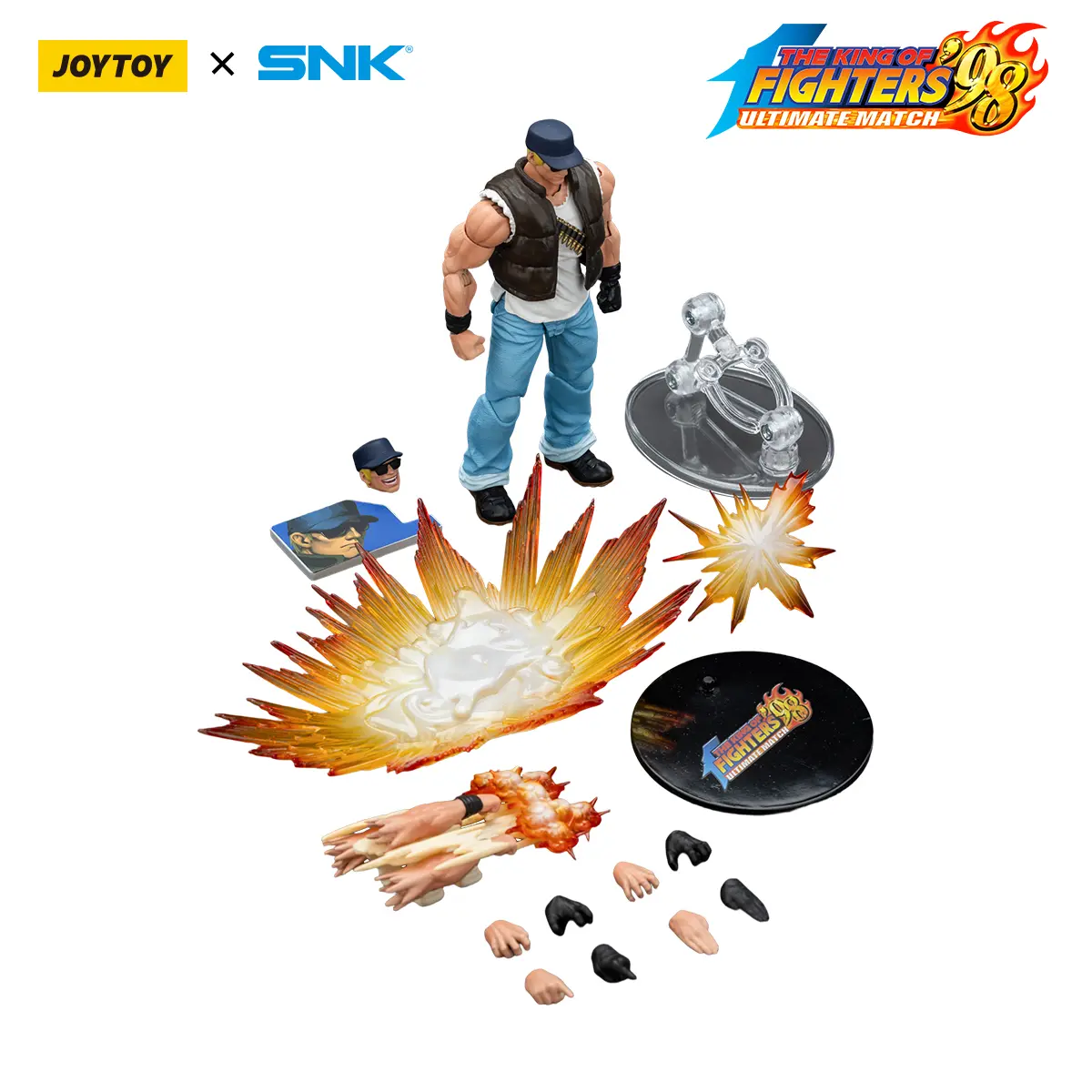 [Pre Order]JOYTOY SNK 1/18 Action Figure KOF 98UM Ikari Warriors Team Leona Heidern Ralf Jones Clark Still figures Toys Model