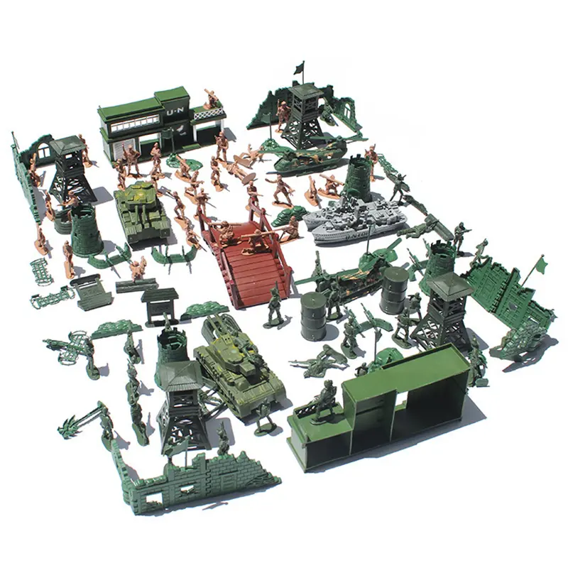 World War II Military Toy Soldier Model 130 Pieces 4cm Specially Prepared For Children Of Military Hobby Children Gift Packages