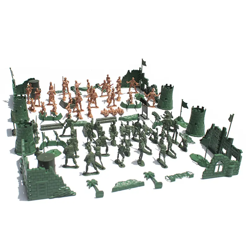 World War II Military Toy Soldier Model 130 Pieces 4cm Specially Prepared For Children Of Military Hobby Children Gift Packages