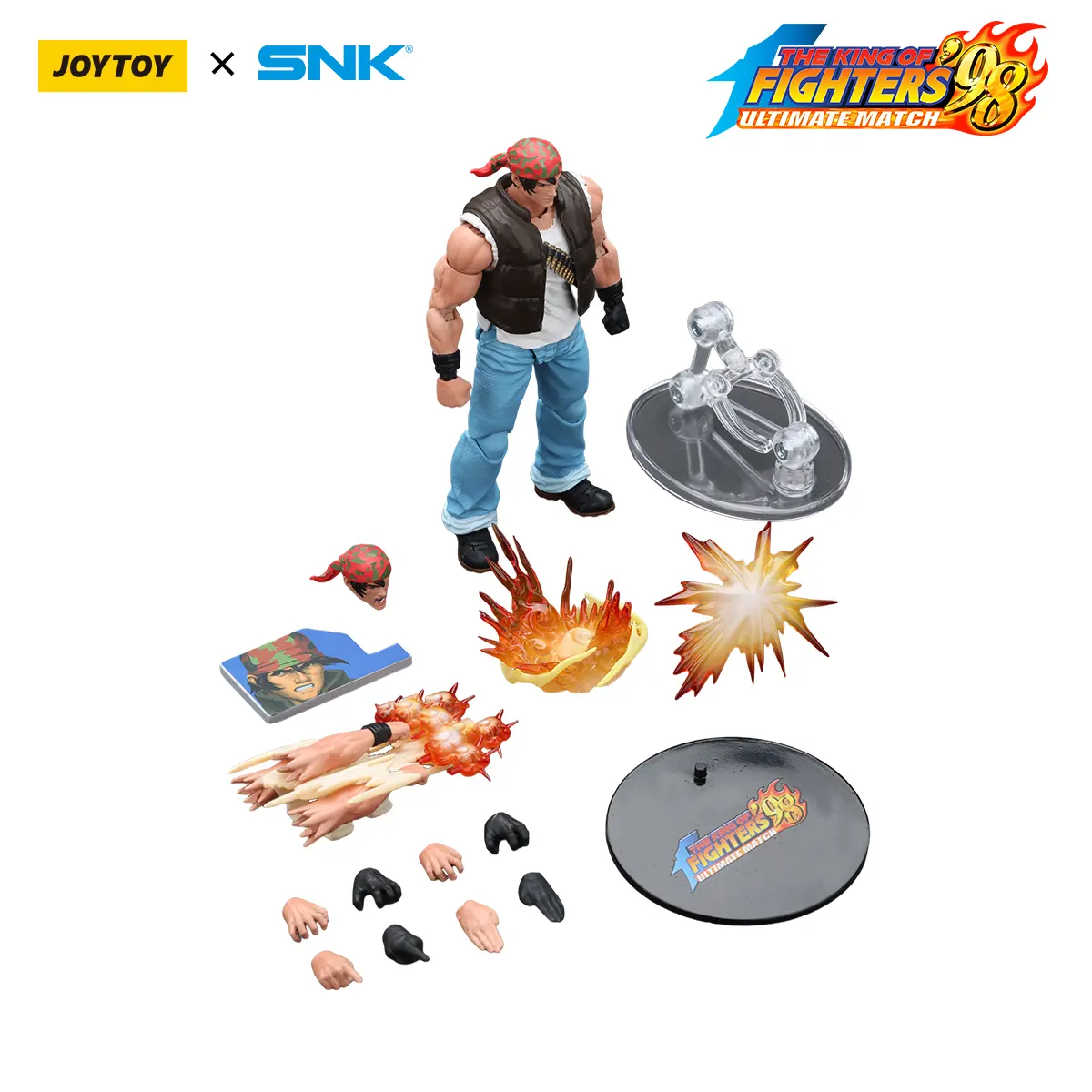 [Pre Order]JOYTOY SNK 1/18 Action Figure KOF 98UM Ikari Warriors Team Leona Heidern Ralf Jones Clark Still figures Toys Model