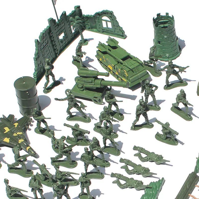 World War II Military Toy Soldier Model 130 Pieces 4cm Specially Prepared For Children Of Military Hobby Children Gift Packages