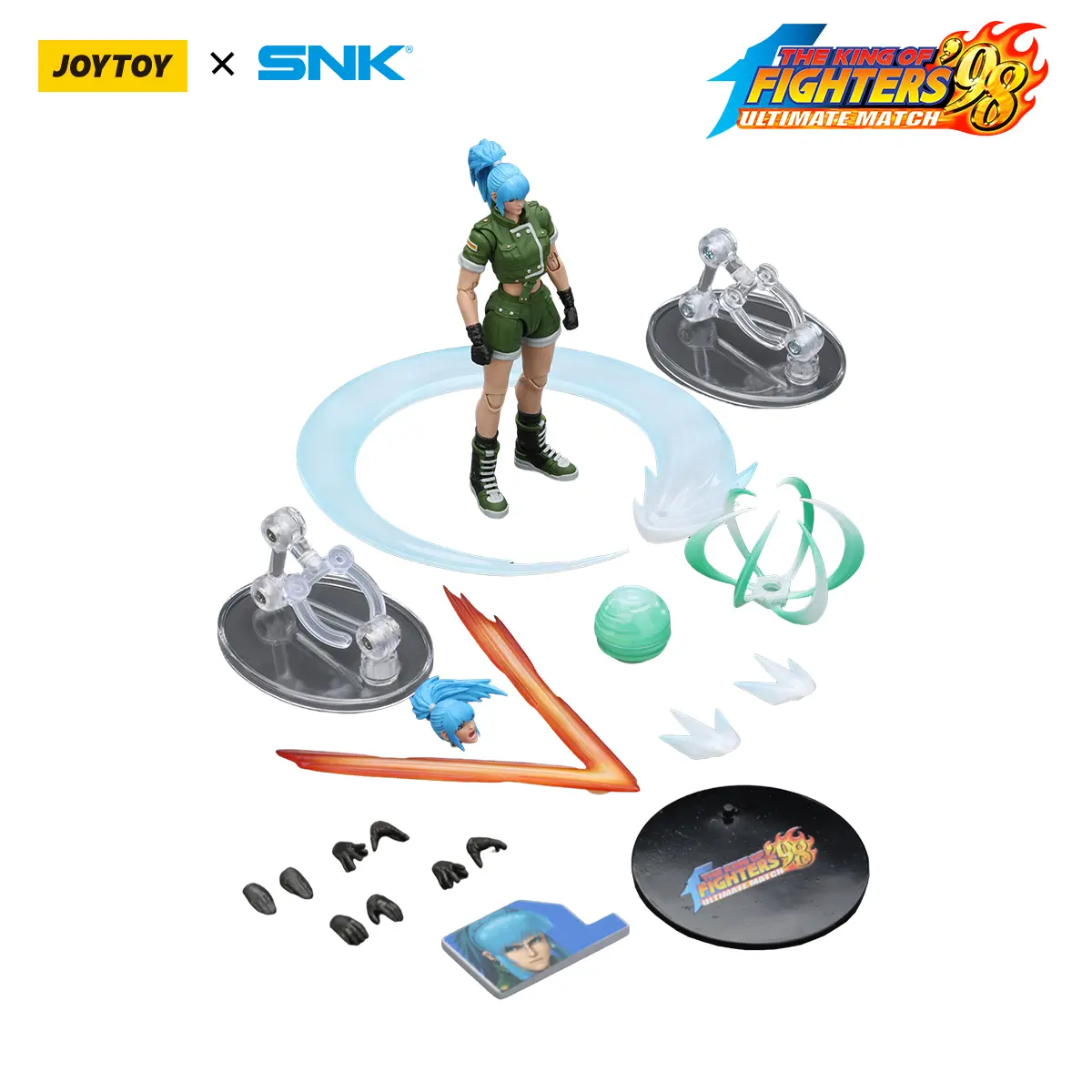 [Pre Order]JOYTOY SNK 1/18 Action Figure KOF 98UM Ikari Warriors Team Leona Heidern Ralf Jones Clark Still figures Toys Model