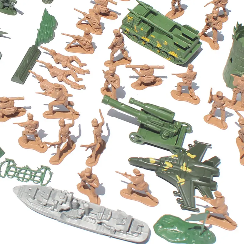 World War II Military Toy Soldier Model 130 Pieces 4cm Specially Prepared For Children Of Military Hobby Children Gift Packages