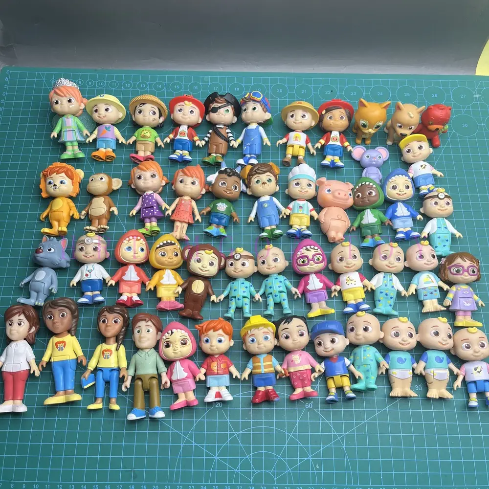 Original Multiple Styles to Choose From Style Watermelon School Bus Baby Cartoon Anime Doll Boys and Girls Festival Gift PVC Toy