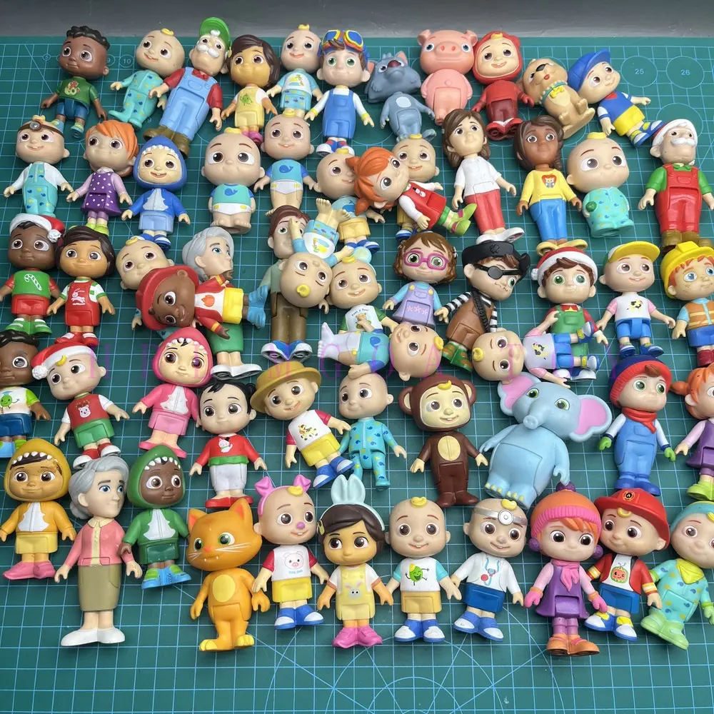 Original Multiple Styles to Choose From Style Watermelon School Bus Baby Cartoon Anime Doll Boys and Girls Festival Gift PVC Toy