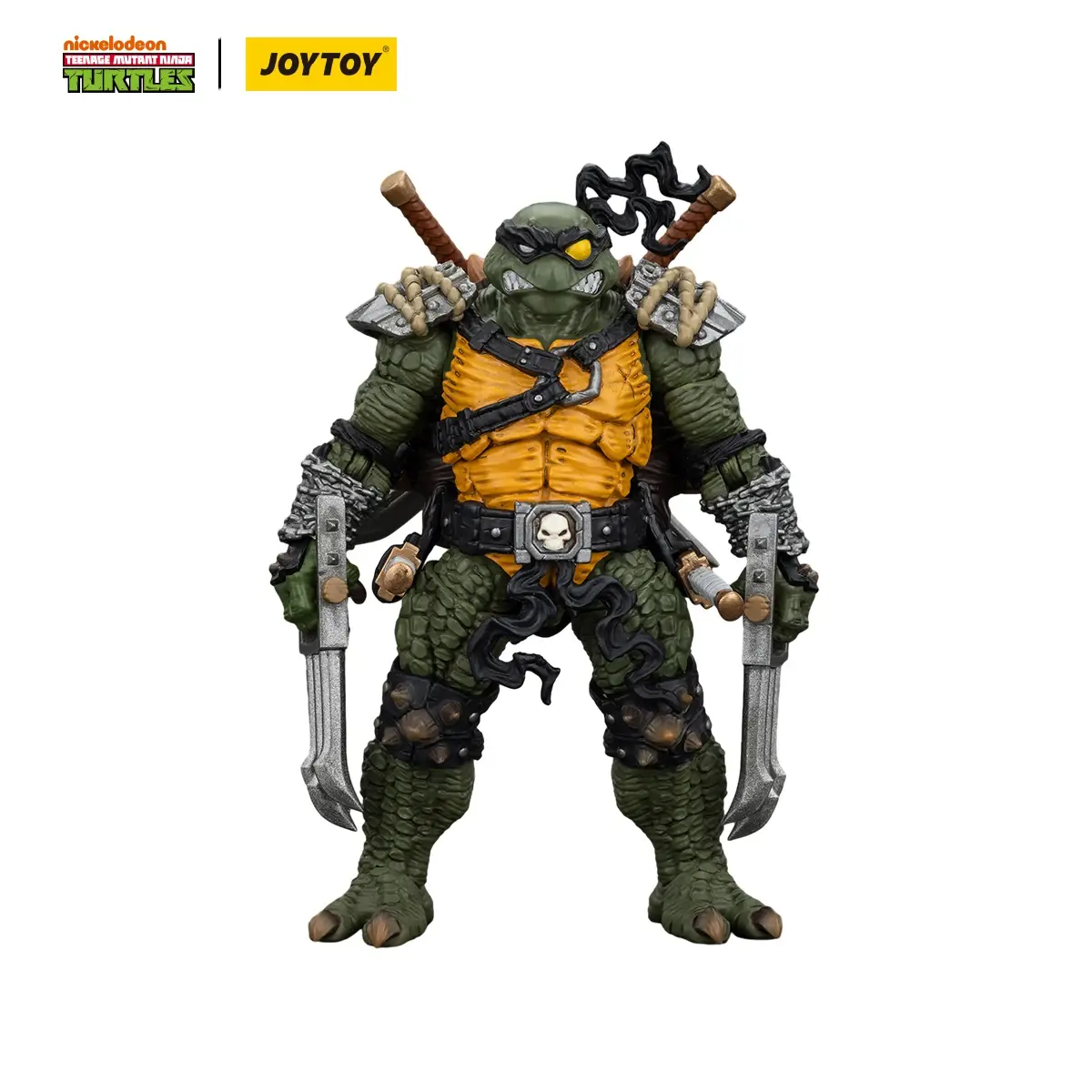 [IN STOCK] 24-Hour Shipping JOYTOY 1/18 Action Figure TMNT Slash & Tokka Anime Model Toy