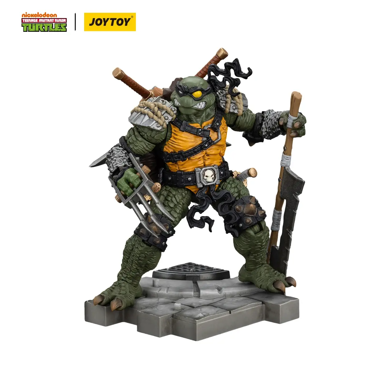 [IN STOCK] 24-Hour Shipping JOYTOY 1/18 Action Figure TMNT Slash & Tokka Anime Model Toy